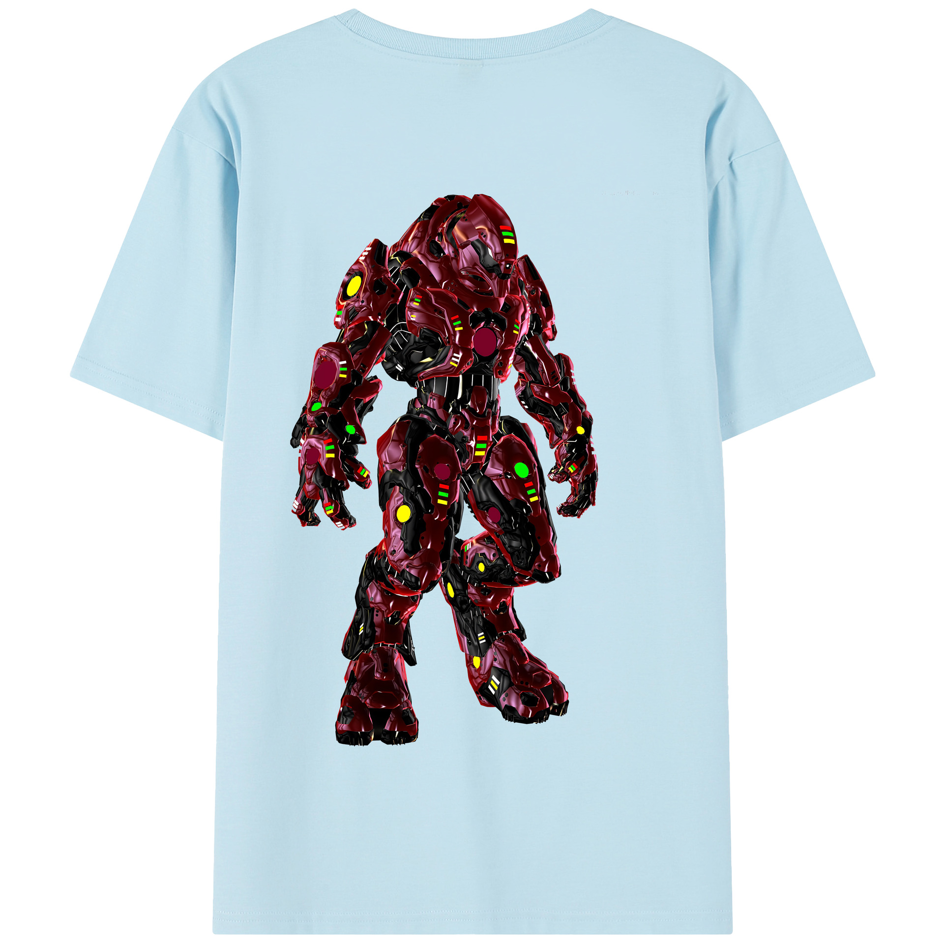 （画像用） Transformers トランスフォーマー 綿100％半袖Tシャツ（背面プリント）